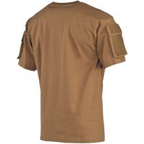 MFH Tactical T-Shirt Sleeve Pockets - Coyote - 2XL