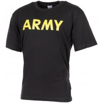 MFH Army Print T-Shirt - Black - M