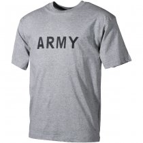 MFH Army Print T-Shirt - Grey - XL