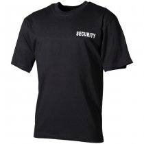 MFH Security Print T-Shirt - Black - 4XL