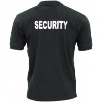 MFH Security Print Polo Shirt - Black - S