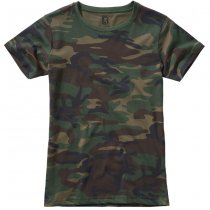 Brandit Ladies T-Shirt - Woodland - XL