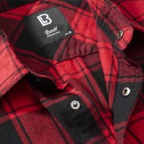 Brandit Checkshirt Sleeveless - Red / Black - M