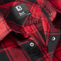 Brandit Checkshirt Sleeveless - Red / Black - 3XL