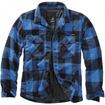 Brandit Lumberjacket - Black / Blue
