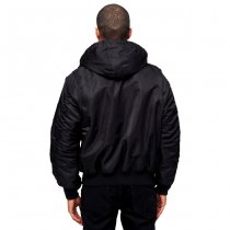 Brandit CWU Jacket hooded - Black - S