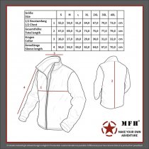 MFH Tactical Sweatjacket - Black - 3XL