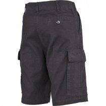 MFH BW Moleskin Bermuda Shorts - Black Stonewashed - 4XL
