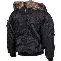 MFH US N2B Polar Jacket Lined - Black - XL