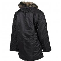 MFH US N3B Polar Jacket Lined - Black - XL
