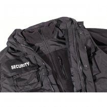 MFH SECURITY Waterproof Parka - Black - S