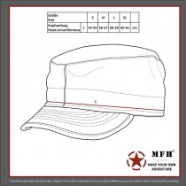 MFH USMC Cap Ripstop - Woodland - XL