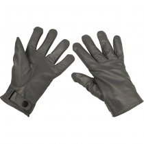 MFH BW Leather Gloves - Grey - 2XL