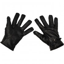 MFH Western Leather Gloves - Black - 2XL
