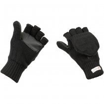MFH Knitted Glove-Mittens 3M Thinsulate - Black - S