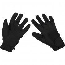 MFHHighDefence Gloves Worker Light - Black - S