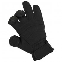 MFH Neoprene Combat Gloves - Black - L