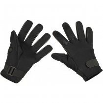 MFH Neoprene Mesh Gloves - Black - L