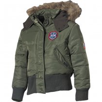 MFH US Kids Polar Jacket N2B - Olive - 2XL