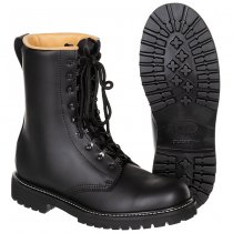 MFH Combat Boots Full-Grain Leather - Black