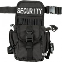 MFH Hip & Leg Bag Security - Black