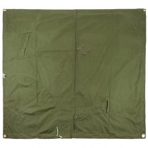 Surplus RO Tent Tarp & Rain Cover 180 x 180 cm Used - Olive