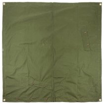 Surplus RO Tent Tarp & Rain Cover 180 x 180 cm Used - Olive