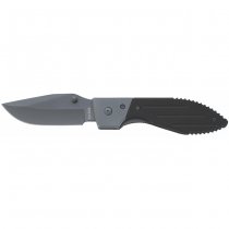 Ka-Bar Warthog Plain Drop Point Blade Folder Knife - Grey