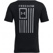 Under Armour Freedom Flag T-Shirt - Black / Grey - 2XL