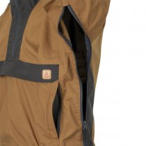 Helikon Woodsman Anorak Jacket - Earth Brown / Black B - L