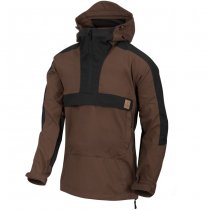 Helikon Woodsman Anorak Jacket - Earth Brown / Black B - 2XL