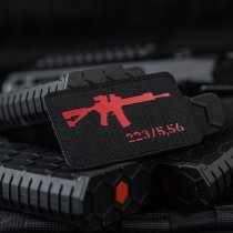 M-Tac AR-15 223/5.56 Laser Cut Patch - Red