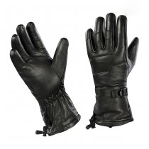 M-Tac Leather Winter Gloves - Black - M