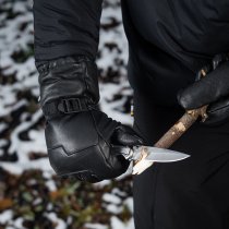 M-Tac Leather Winter Gloves - Black - XL