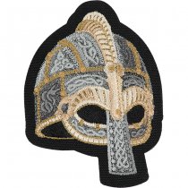 M-Tac Viking Helmet Embroidery Patch - Black