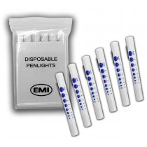 EMI Disposable Penlight Pupil Gauge Six Pack - White
