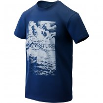 Helikon T-Shirt Adventure Is Out There - Dark Azure