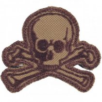 M-Tac Old Skull Embroidery Patch - Coyote