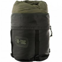 M-Tac Sleeping Bag & Black Compression Bag - Olive